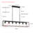 Elutheria 7-Light Dimmable Rectangle Chandelier-1206994513