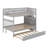 Full Over Full Bunk Bed With Trundle-1011833459