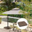 Base de parasol remplie sable / eau Outsunny Cantilever