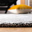 Tapis noir / gris en laine touffeté à la main Arne Southwestern-890245573