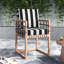 Lively Striped Outdoor Lounge Chair