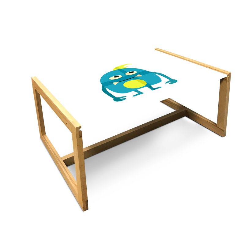 Sarai Trestle Coffee Table, 40cm H x 91cm W x 62cm D