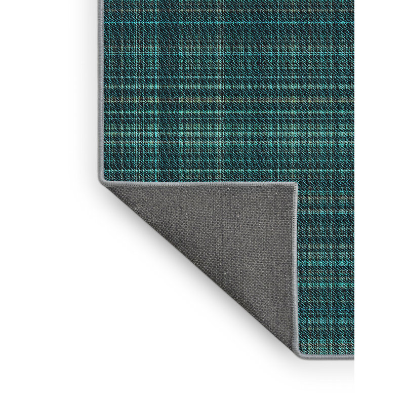 Performance Wool Plaid Indoor Rug, Rectangle 5' x 7'