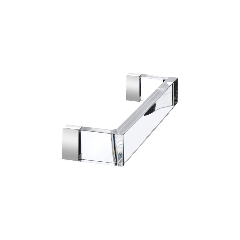 Rail Towel Bar, Crystal, Small