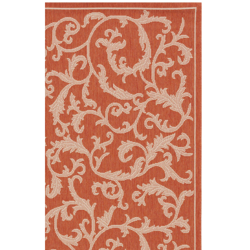 Herefordshire Performance Floral Indoor/Outdoor Area Rug, Rectangle 6'7" x 9'6"