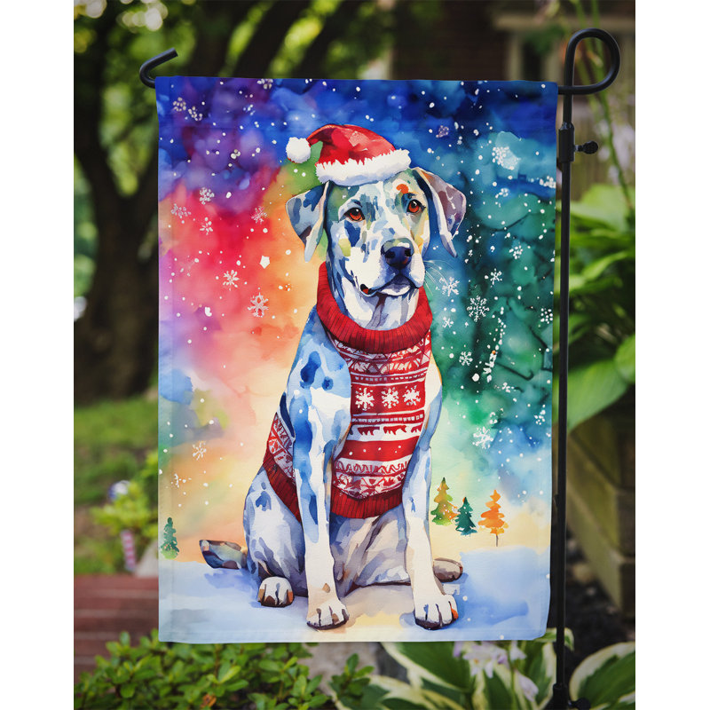 Drapeau de jardin en polyester à 2 faces, H 15,5 po x l 11,25 po