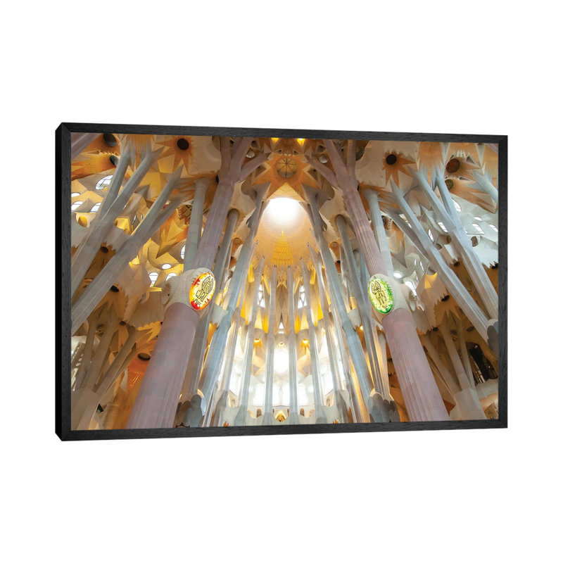 Cathedral by Ben Heine - Print on Canvas, 101.6 cm H x 66.04 cm W, Black Framed