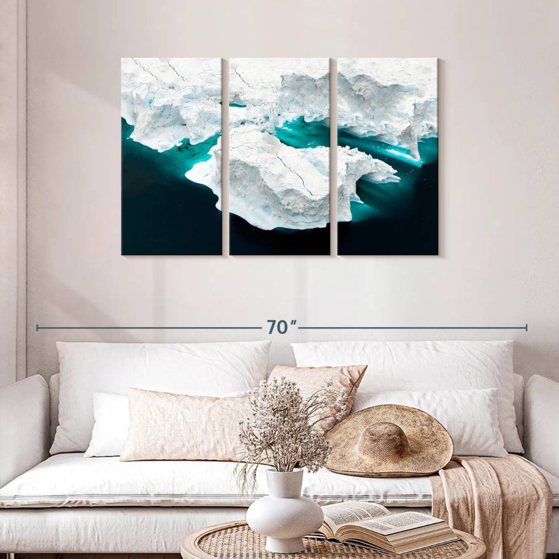 Glaciers d'Alvord Ilulissat, H 28 po x l 45 po