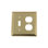 Deco 2-Gang Duplex Outlet / Toggle Light Switch Combination Wall Plate