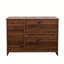 Buffet moderne en bois avec 2 portes et 1 rangement, 2 tiroirs - porte d'armoire de rangement - dessus de table de salle à manger, 43,3 pouces