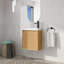 Ensemble de meuble-lavabo simple 18,5 po avec plateau en résine