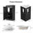 16'' Corner Single Bathroom Vanity Set With Sink Top