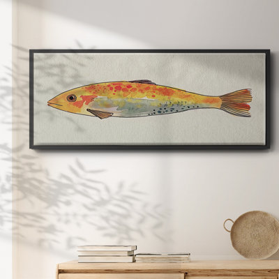 Poisson fantaisiste II - toile encadrée
