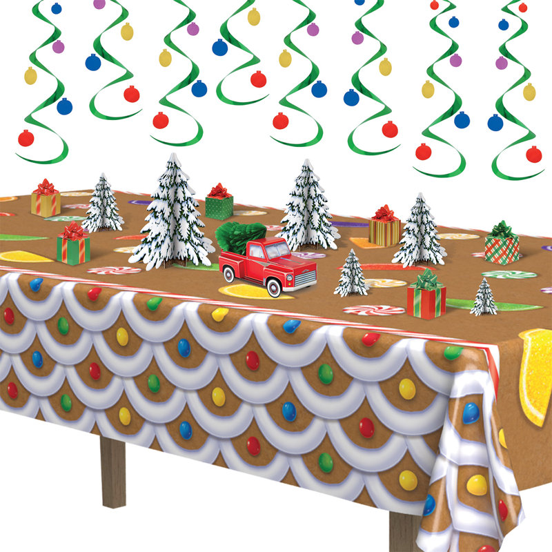 Christmas Gingerbread House Tablecover