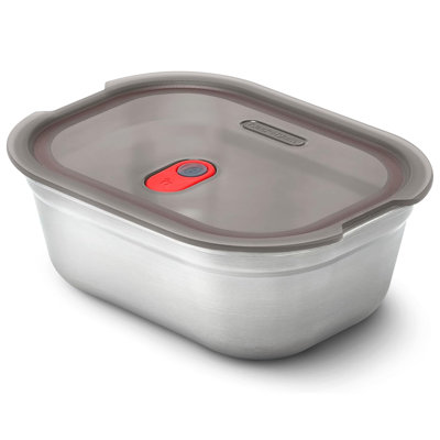 Black+Blum Stainless Steel Rectangular Food Box Large - Grey