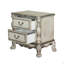 Table de chevet avec 2 tiroirs-123219955