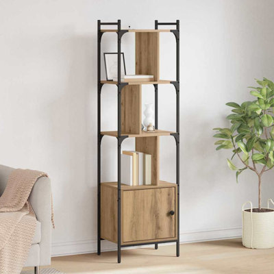 154.5cm H x 44.5cm W Metal Bookcase