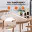 PVC Table Protector Round Clear Plastic Desk Protector-307098346