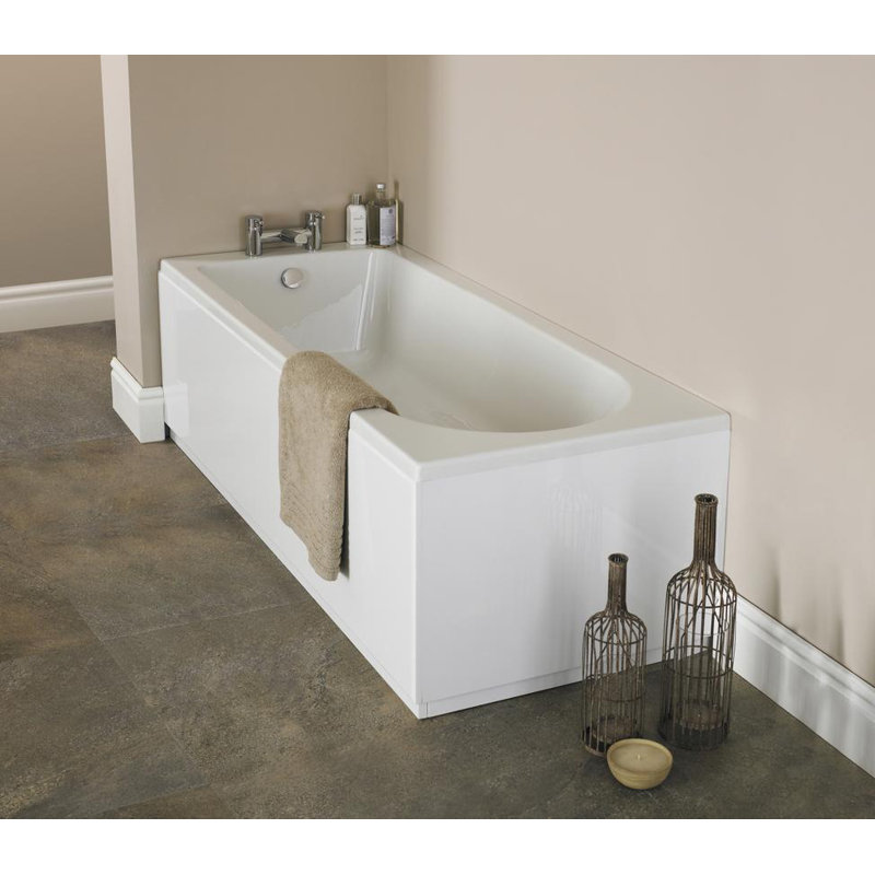 Barmby x Soaking Acrylic Bathtub, 150cm x 70cm