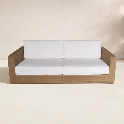 Hodgeman 84" Wicker Outdoor Sofa