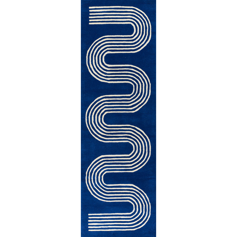 Tapis en laine Gemmell, Tapis de couloir 2 pi 6 po x 8 pi