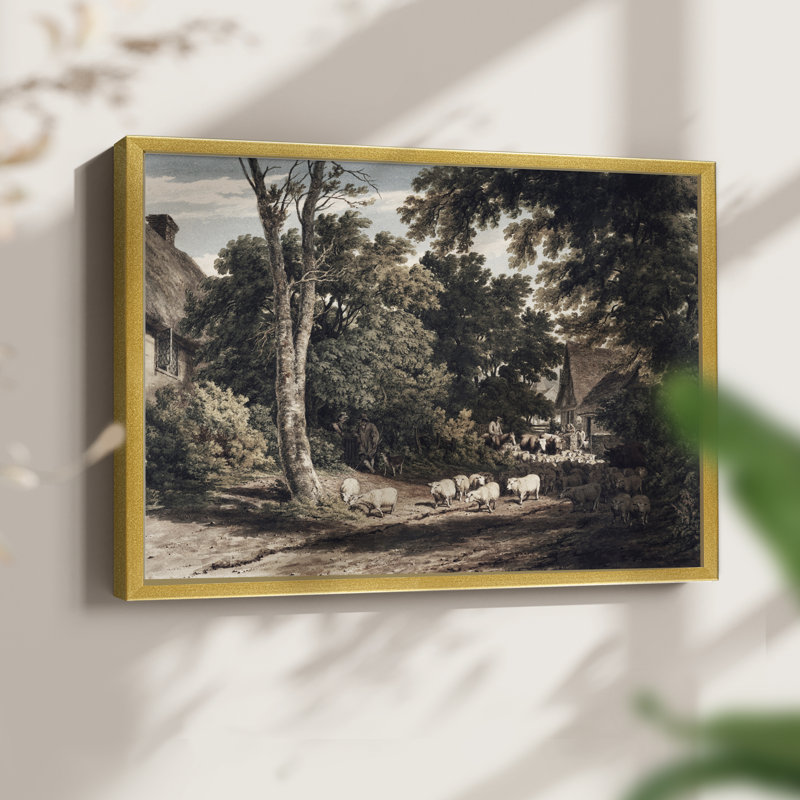 Paysages rétro-CCDCLXIV - reproduction encadrée