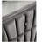 Fabric Upholstered Nightstand with 2 Drawers, Gray