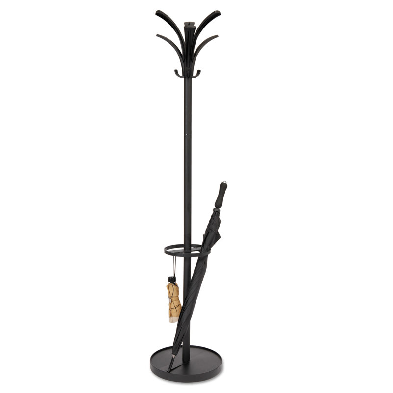 Hallenbeck Steel Freestanding Coat Rack