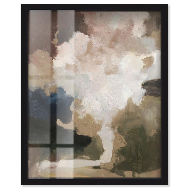 «Mute Tones I Boho Art Shadowbox» par Art Remedy, Noir, H 21 po x l 17 po