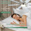 Ventilateurs de plafond de 48 pouces avec lumières et télécommande / APP, ventilateur de plafond à profil bas, 8 pales, à intensité variable DEL, moteur à courant continu réversible, ventilateurs de plafond silencieux pour une utilisation intérie-1485641334