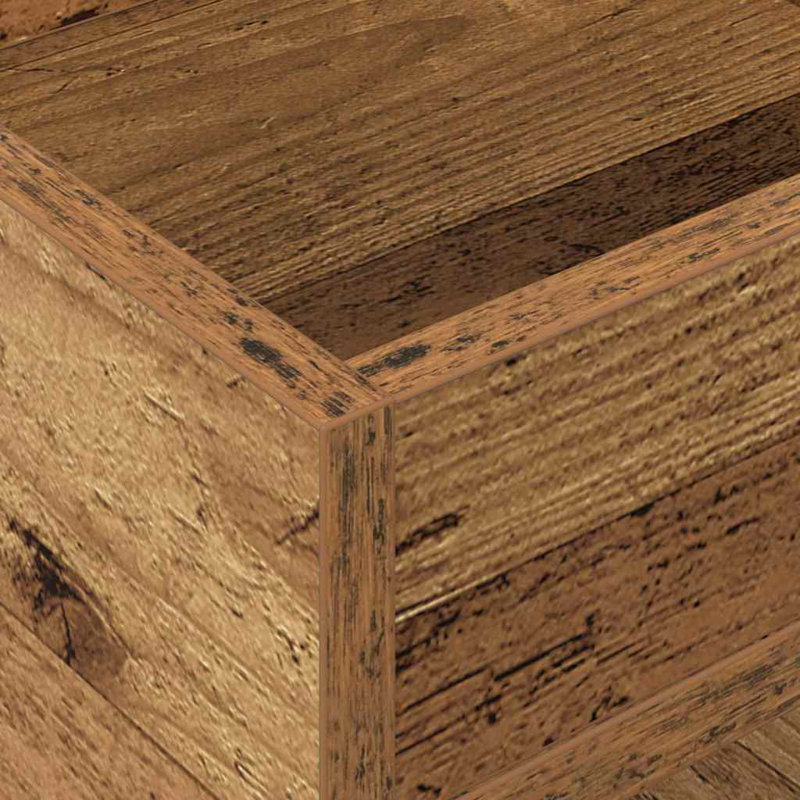 End Table, Old Wood