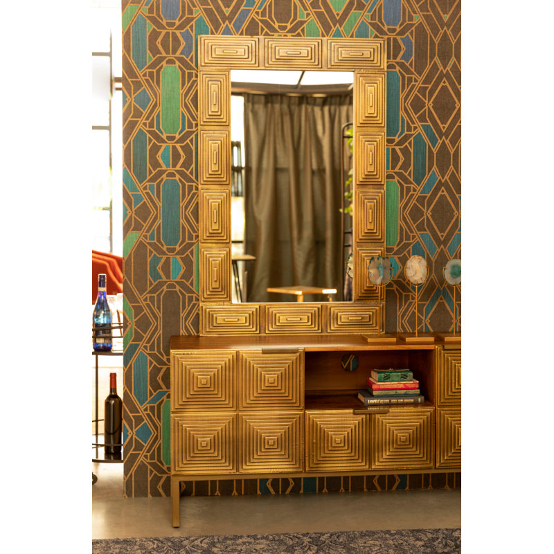 Art Deco 53'' W Solid Wood Sideboard