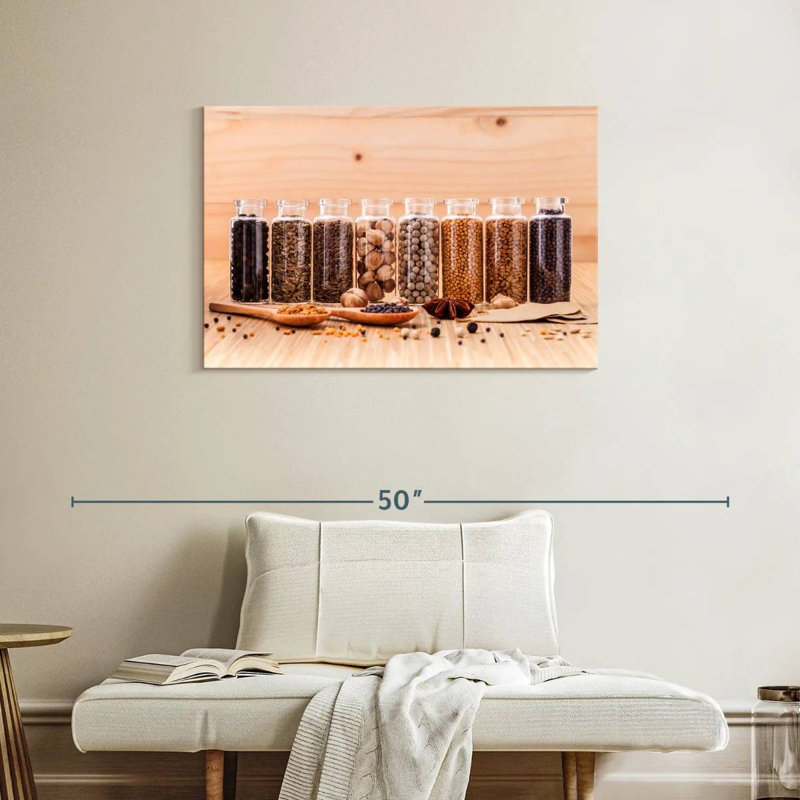 Yarlin Spice Jars, 24" H x 36" W