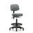 Sylvie Backed Adjustable Height Ergonomic Lab Stool with Footring Wheels-30676083-30676084
