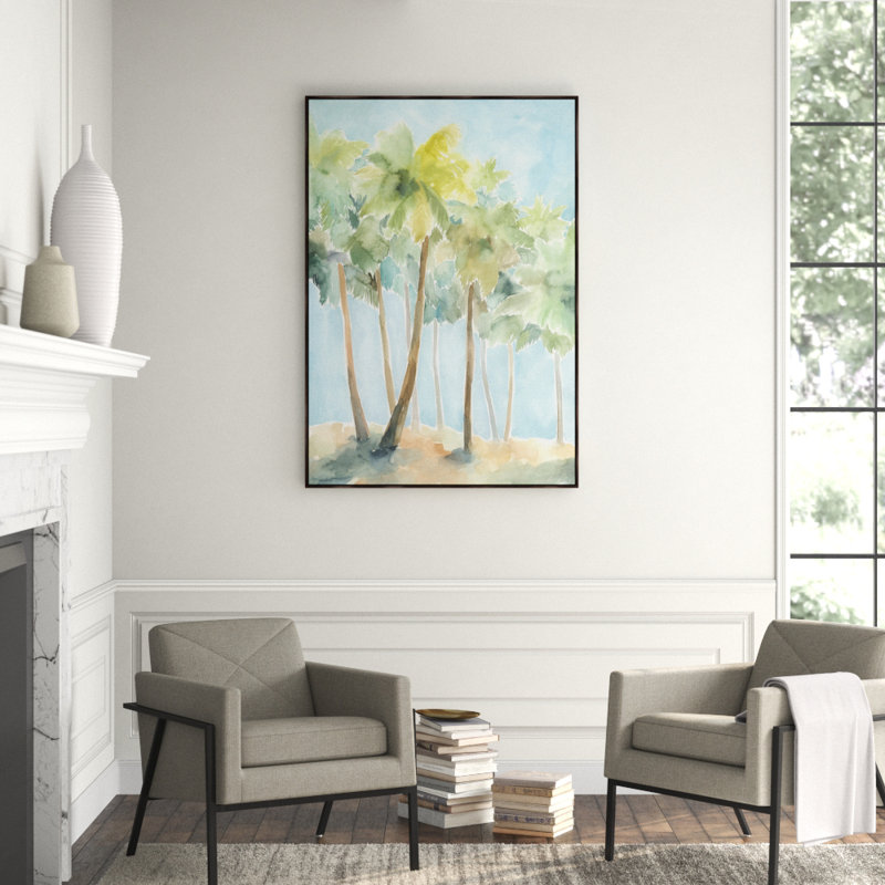 Under A Sunshine II Print by Janice Sadler, 44.5" H x 31.5" W x 1.5" D, Glass Coat