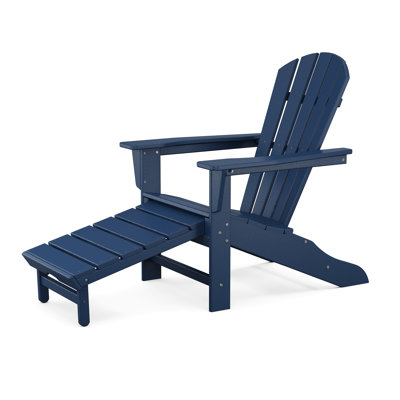 POLYWOOD Palm Coast Ultimate Adirondack avec repose-pieds dissimulé