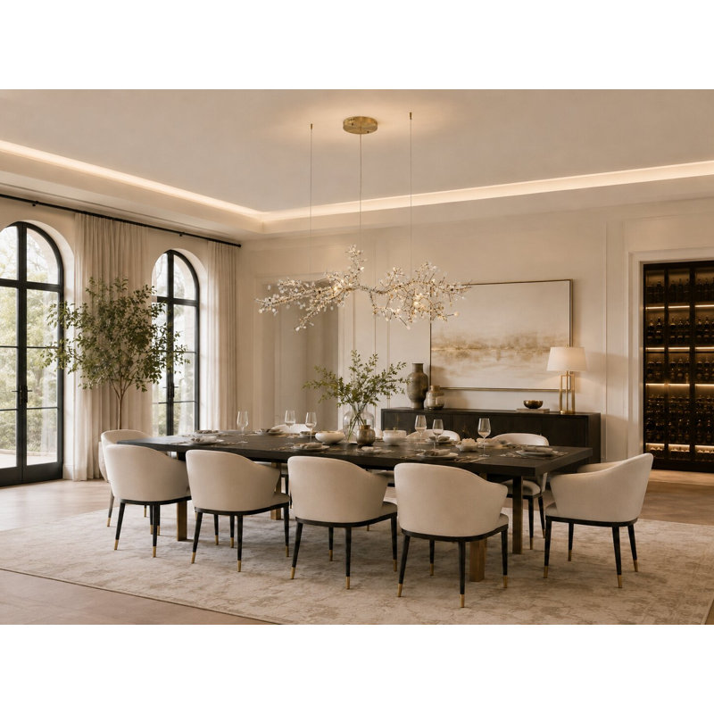 Lustre 30 branches en bronze éclectique Eclectic