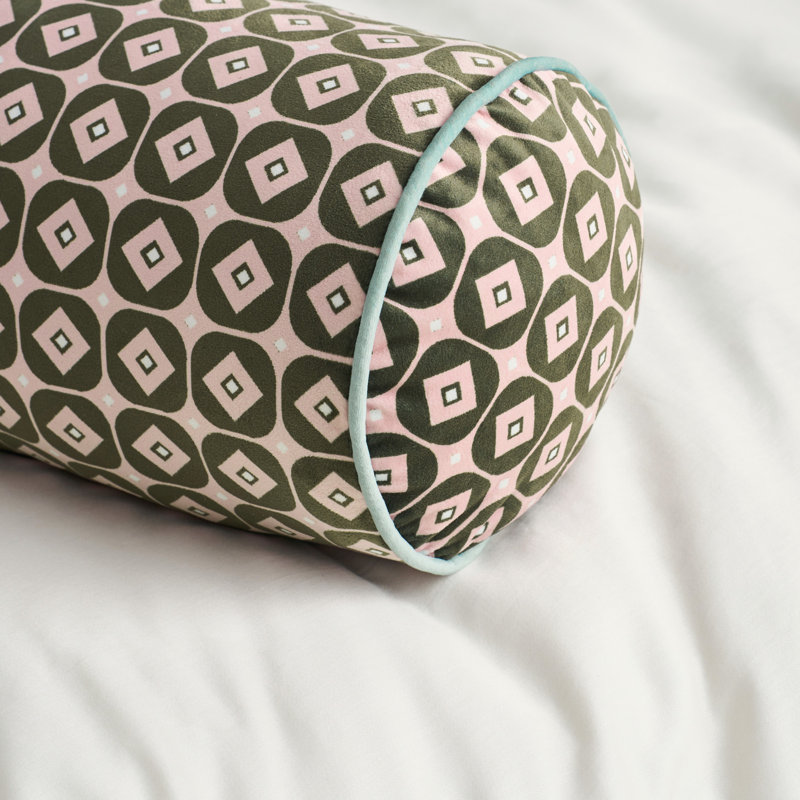Retro Bolster Pillow Cover & Insert