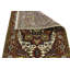 Tapis oriental rouge en laine noué à la main 3 pi x 5 pi Everaldo