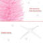 Arbre de Noël artificiel, arbre de Noël mince avec 294 pointes de branches réalistes et support en plastique-1556580926