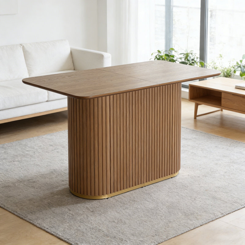 Table de salle à manger 31,5 po, Bois de frêne naturel