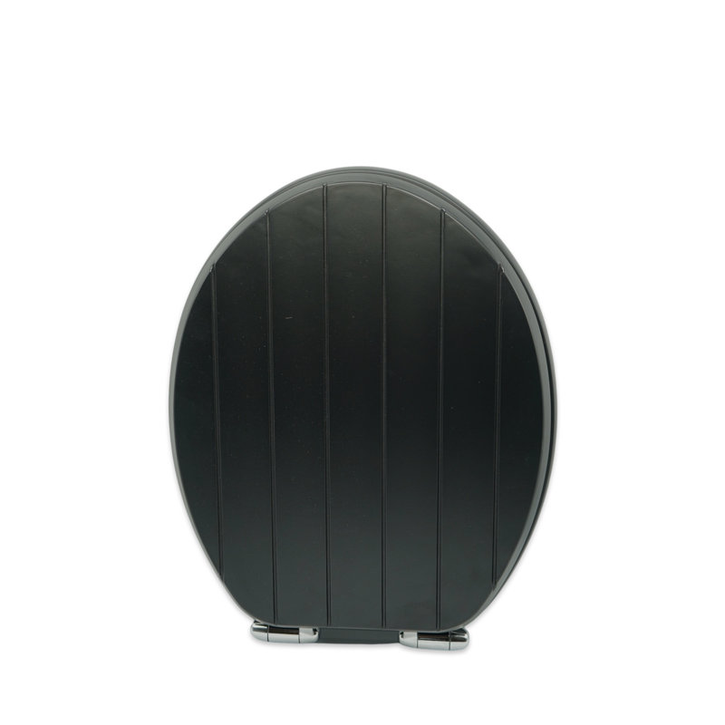 Oval Toilet Seat, Black