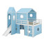 Lit mezzanine double avec tour-2034751889
