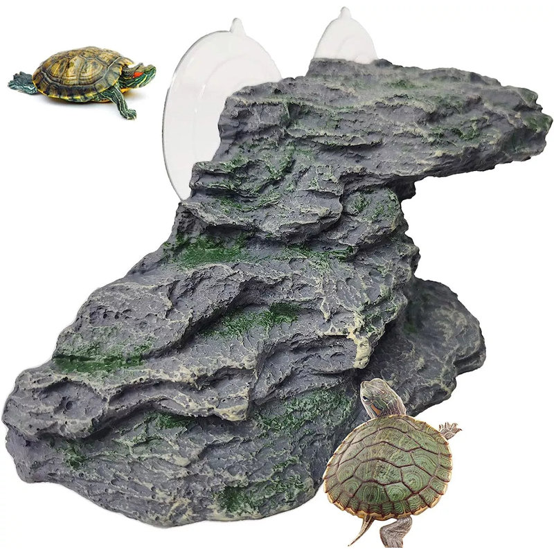 1pièce plate-forme d'escalade de tortue en pierre
