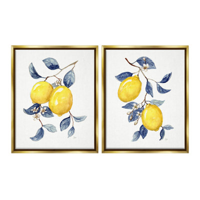 "Budding Lemon Blossoms" par Nan 2 - Pièces sur toile