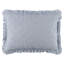 Parris French Blue Stripe Linen Quilted Sham-1752012270