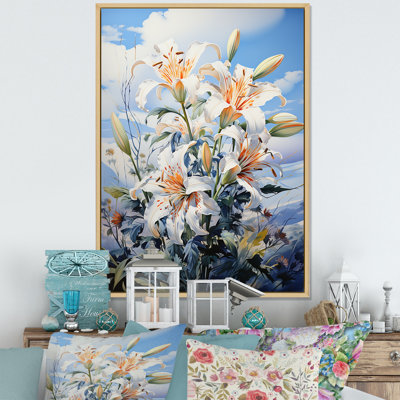 Meadow of Lilies II - impressions sur toile florales et botaniques