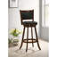 Tabouret pivotant en châtaignier (ensemble de 2)-581056368
