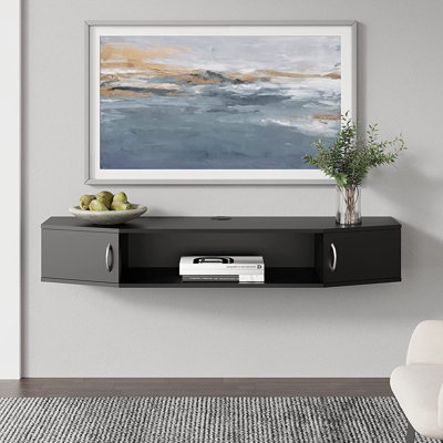 Meuble télé flottant pour téléviseur de 55 po ou moins Javanta