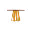 ARS Round Walnut Wood Dining Table-21385680